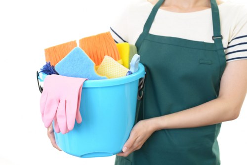 Staff member communicating a carpet cleaning complaint update