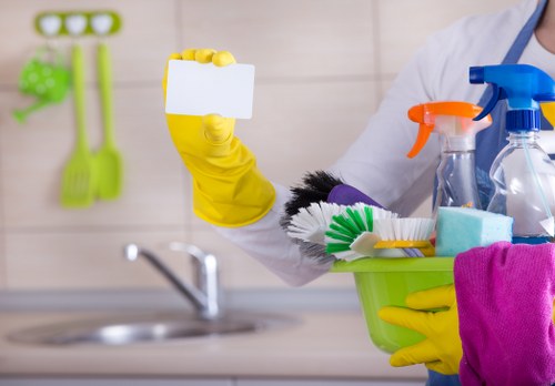 Bathroom and hallway cleaning in a W9 property