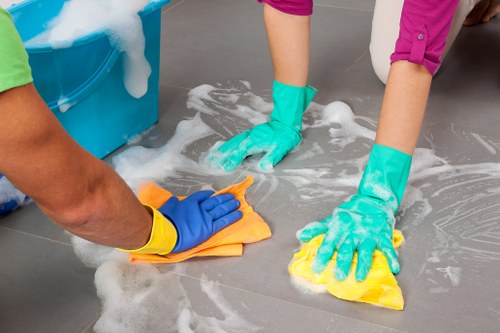 Professional sofa cleaning service for a fabric sofa in a W9 home