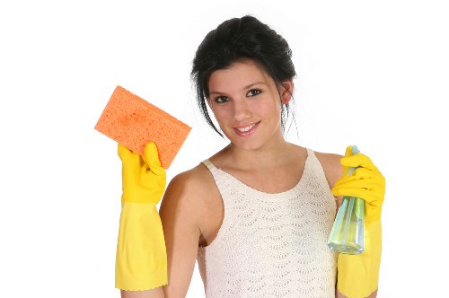 Professional inspection and cleaning of lined curtains in a W9 property