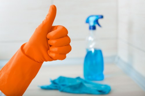 Local gutter cleaning service for a commercial property in W9